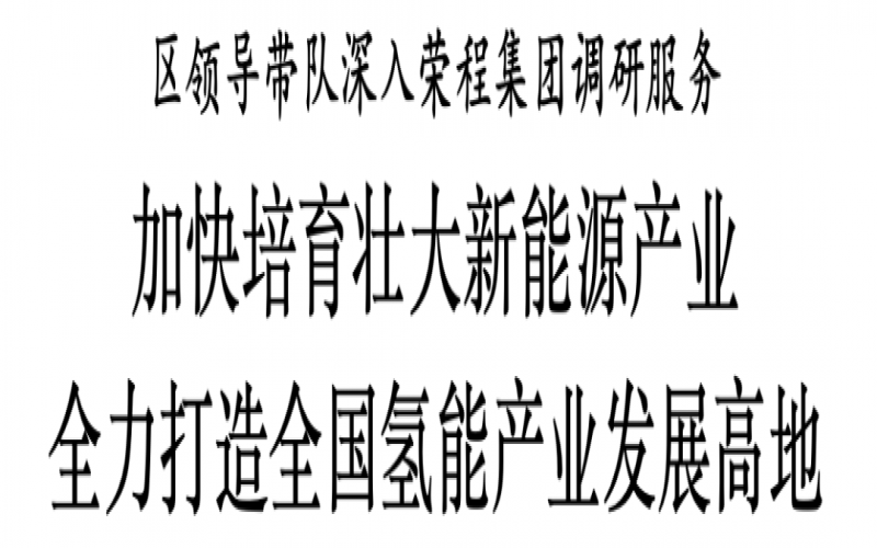 濱海新區(qū)區(qū)委副書記、區(qū)長(zhǎng)單澤峰帶隊(duì)深入榮程集團(tuán)調(diào)研服務(wù)