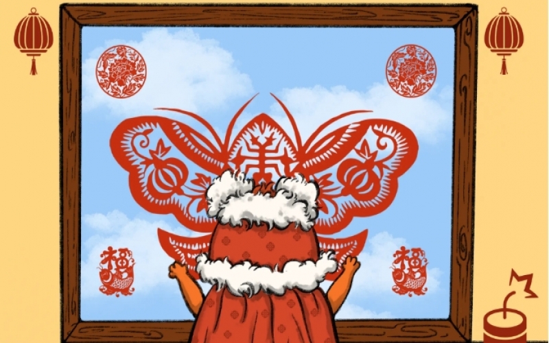 年味漸濃時(shí) - 臘月廿八，貼窗花